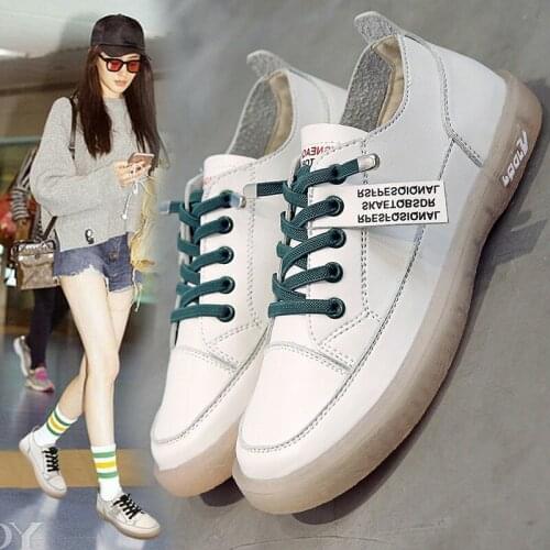 Soft Bottom White Shoes for Women 2021 Spring New Womens Shoes Flat Casual Single Shoes