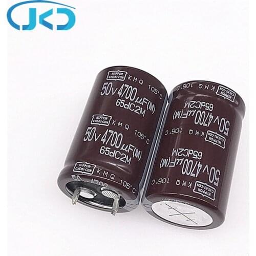 1pcs 4700UF 50V Japan NCC KMQ Series 22*35mm Low ESR Long Life 50V4700UF Aluminum Electrolytic Capacitor NIPPON CHEMI-CON