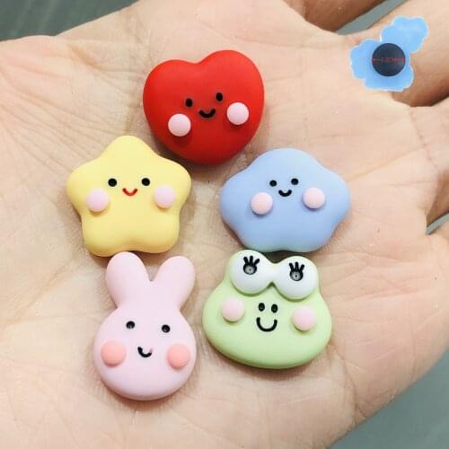 1PCS Cute Frog Robbit Boys Girls Garden Shoes Decoration Resin Shoe Charms For Children Shoes Backpack Party Gifts