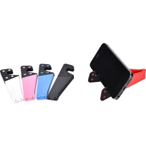 1pcs V-Shaped Universal Foldable Mobile Cell Phone Stand Holder For Smartphone Tablet Adjustable Support Phone Holder