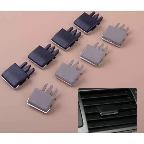 4Pcs/set Car Center Dash A/C Vent Louvre Blade Slice Air Conditioning Leaf Clip Fit For Toyota Corolla 2004-2007 2008 2009 2010