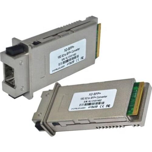 Adapter 10G optical module X2 to SFP slot converter for 10GE Ethernet