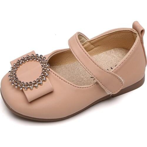 Skoex Children Casual Shoes Fashion Baby Girls Princess Shoe Sparkle Rhinestone Little Girls Toddler Party Dress Shoes For Kids