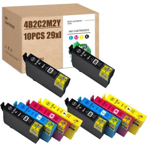10PCS For Epson Ink Cartridge 29XL T2991XL Ink for Epson XP452 Printer Ink XP 452 Ink XP-452 XP332 XP342 XP345 XP435 XP432 XP442