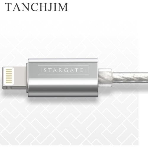TANCHJIM Stargate MFI HD Audio Decoding line Lighting to 3.5mm Silver alloy Use for iPhone/iPad/iPod