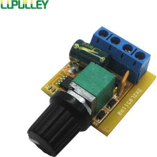LUPULLEY Micro PWM Motor Speed Regulator/Controller DC 5V-35V Current 5A with Self-resetting Fuse for LED Dimmer