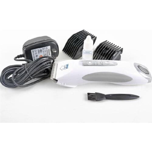 Professional Pet Electric Shaver Dog Hair Trimmer Rechargeable Dog Grooming Clipper + 1 Blade Cut Header