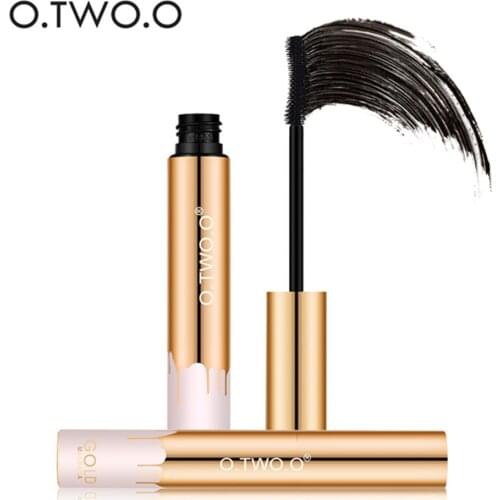 O.TWO.O Professional Volume Curled Mascara Waterproof Natural Lashes Black Curling Tick Eyelash Lengthening Eye Makeup Cosmetics