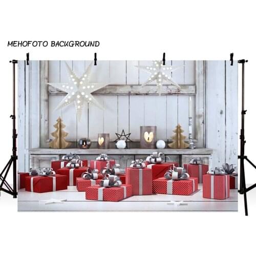 Christmas Background Fireplace Tree Winter Snow Window Backdrop Interior Baby Birthday Photography Background For Photo Studio