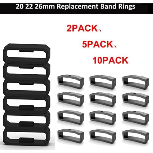 Replacement Retainer fastener ring for Garmin Fenix 5S 5 plus 6S 6 Pro watch band keeper watch accessories loop Holder silicone