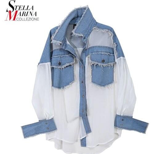 Женские джинсовые рубашки Stella Marina Collezione China At AliExpress