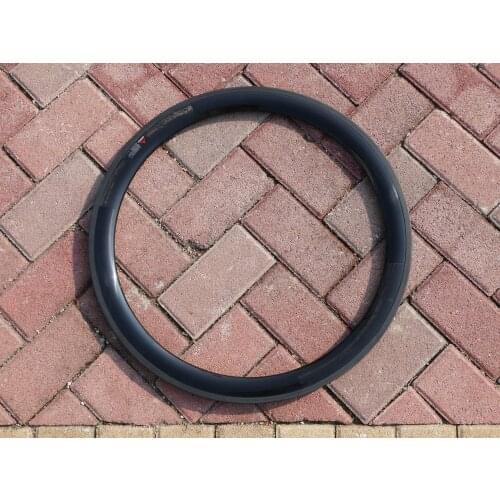 Including 1 Pair Rims Full Carbon Road Bike Bicycle Clincher Wheel Rims Depth 50mm Width 27mm Wheel Rim Basalt Brake Surface