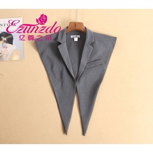 Removable Peto Mujer Chemisier Faux cols Elegant Women Neckwear Vintage Fake Turtleneck Collar Women New Stand Shirt Fake False