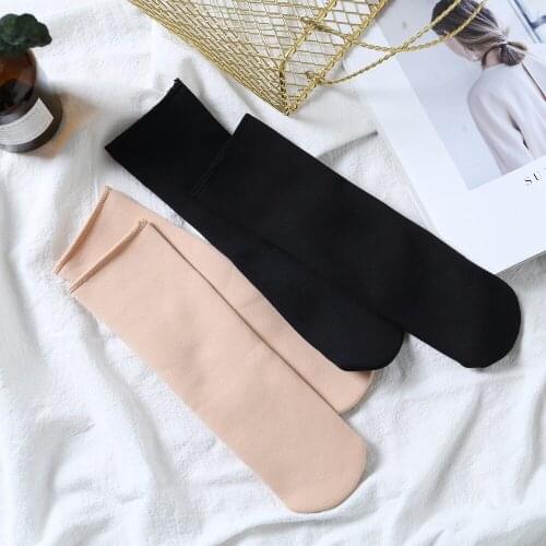 2019 New Arrival Winter Women Thicken Thermal Socks 1 Pair High Quality Warmer Soft Sleeping Socks Casual Solid Floor Socks