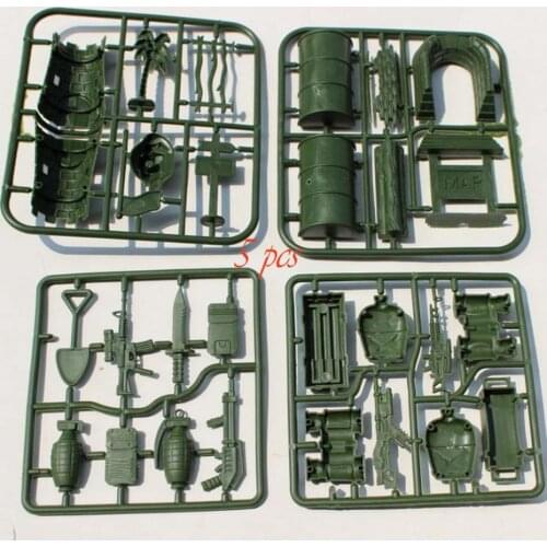 1 SET Military Blockhouse Sandbag Army Men Toy Soldier Accessories Model Kits CHBR33 railway modeling model building kit