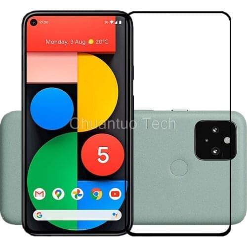 2.5D 9H Premium Tempered Glass for Google Pixel 5 Full Coverage Screen Protector Protective Film for Google Pixel 2 3 4 5