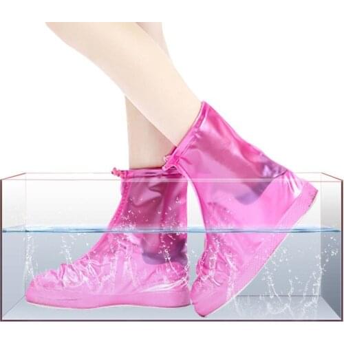 2021 Waterproof Shoe Cover Silicone Material Unisex Shoes Protectors Rain Boots for Indoor Outdoor Rainy Days Dust-proof
