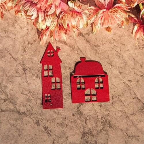 3.5x4.4cm/2.3x6.5cm Cutting dies Small house metal crafts paper die-cutting /DIY embossing Easter and New Year Scrapbooking