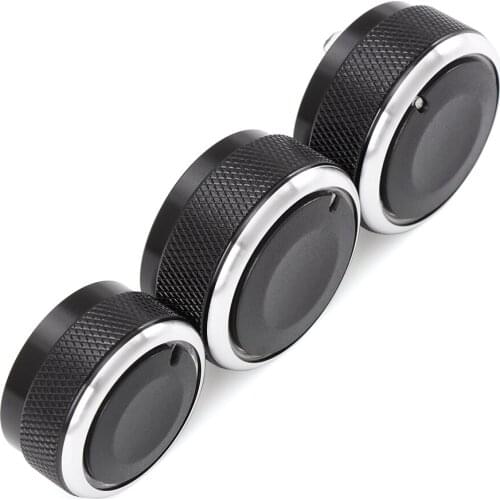 Car Styling Car AC Knob Air Conditioning Heat Control Switch Knob Aluminum Alloy For Chevrolet Aveo Lova Sonic Spark After T50