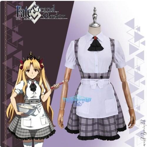 Fate/Grand Order FGO Ereshkigal Sweets Paradise Coffee Maid Uniform Cosplay Costume Halloween Suit For Women Outfit New 2020