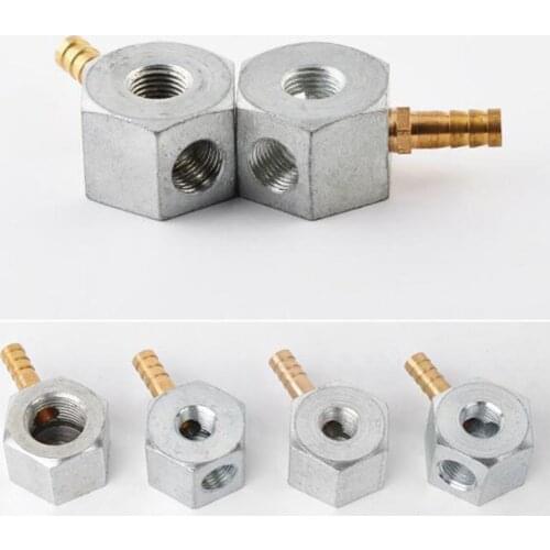 G1/4 3/8 1/2 Cooling Tube Magnet Base with one brass adapter 6mm/8mm/10mm/12mm for Water Cooling Pipe Engraving Machine Tool