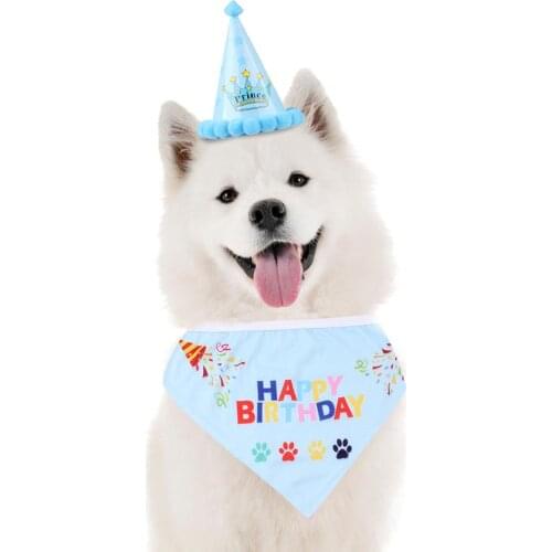 Pet Dog Birthday Hats Caps Funny Puppy Cat Headwear Cute Pets Hat Accessories for Small Dogs Chihuahua Pug Bulldog Pets Supplies