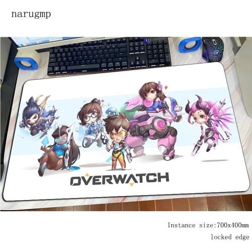 Overwatch mouse pad gamer 80x40cm mousepad cute rubber desk mat home gaming padmouse accessories pc game keyboard mats oversized