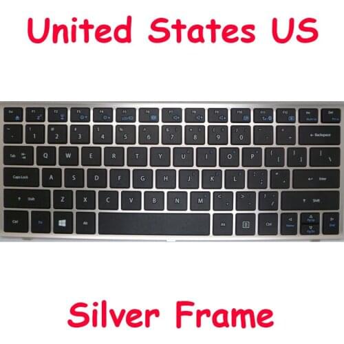 Laptop Keyboard For Gigabyte U2142 YH-AZ12ED34 YH-AZ12ED01 2Z703-US142-Y11S English US