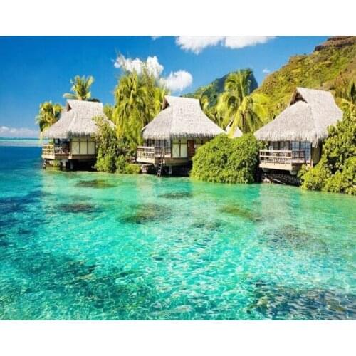 A16159 11CT/14CT/18CT/25CT/28CT Oil tea patterns Counted Cross Stitch DIY Cross Stitch Kits Embroidery Needlework Sets