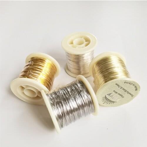 1 Roll /200g 0.2-1.0mm Color Preserving Copper Wire Beading Cord String Findings DIY String For Jewelry Making Supplies
