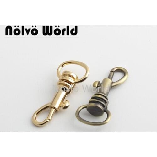 Nolvo World 10-50 pieces 12mm 3 colors Small snap hook zink metal alloy snap hook rope strap connector spring
