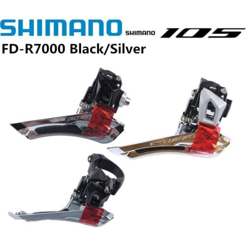 Shimano 105 R7000 2x11 Front Derailleur braze on/34.9 clamp Black