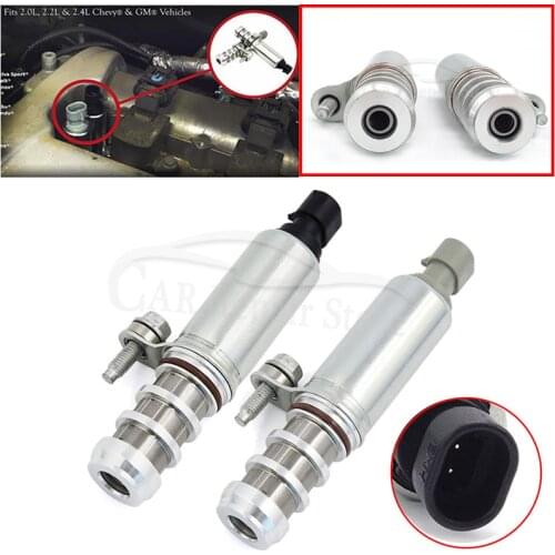 1 Set Intake Exhaust Camshaft Position Actuator Solenoid Valve 12655420 12655421 For Chevy Captiva Equinox GMC Terrain BUICK