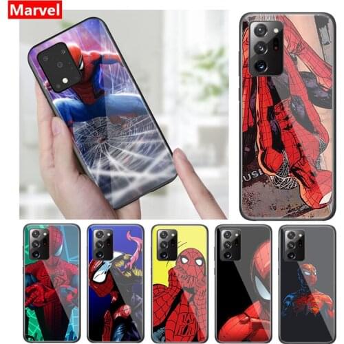 Marvel Spider-Man Avengers Super Hero For Samsung Galaxy A31 A51 A71 A91 A12 A32 A42 A52 A72 A02S A22 A01 Core Black Phone Case
