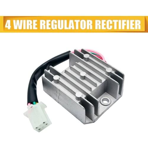 12V Motorcycle Regulator Rectifier Universal 4 Wire 2 Phase Quad Bike Scooter
