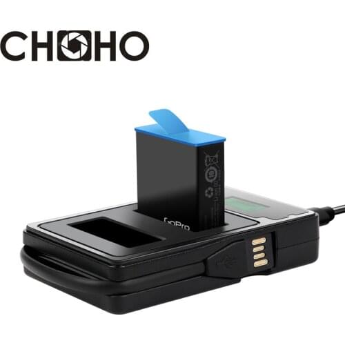 For GoPro 9 Accessories Dual Ports USB Battery Box Charger LCD Display Screen for Go Pro Hero 9 Black Action Camera Accessory