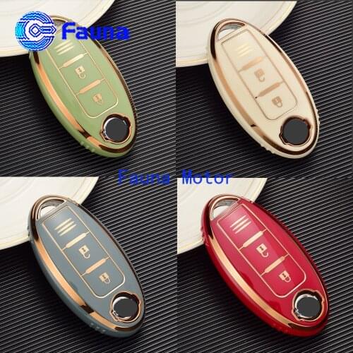 TPU Protective Case For Nissan 2Button Smart Key