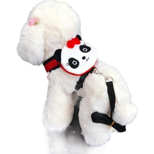 Dog Harness Vest Backpack Chihuahua Yorkshire Pomeranian Poodle Bichon Schnauzer Pug Dog Leash Pet Lead Chest Strap Dropshipping