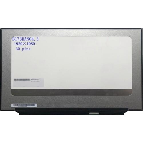 17.3''inch Laptop Lcd Screen Panel matrix B173HAN04.3 fit B173HAN04.2 NV173FHM-N4C IPS FHD 1920*1080 eDP 30pins