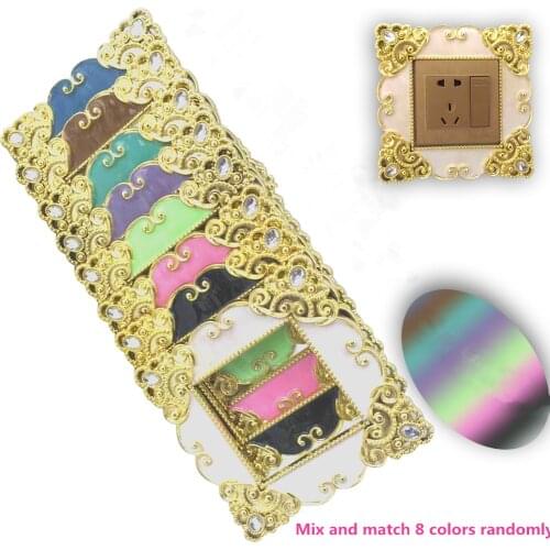 2020 fashion living room childrens room switch protective cover creative wall stickers switch decorative stickers