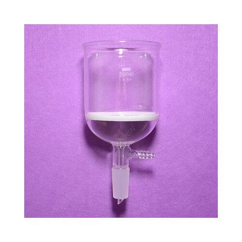 500ml,24/40,Glass Buchner funnel,GG17 Suction filter,Hose Adapter connection