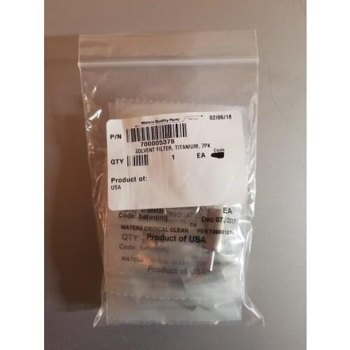 For WATERS Titanium Solvent Filter 7 Pack; H-Class Bio Item No. 700005378