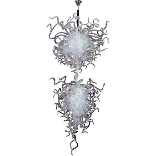 Free Shipping European Arabic Lamp Two Lights Modern Handmade Blown Glass Chandelier