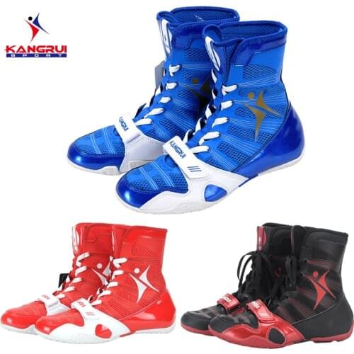 Boxing Sneakers Professional Boxing Training Sports Shoes Breathable Non-Slip