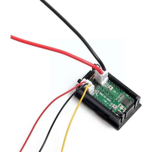 Double Display Digital Header DC0-100v/10A 50A 100A Current Meter Fine-tuning Digital LED DC Digital with and Shunt Voltmet A7Q8