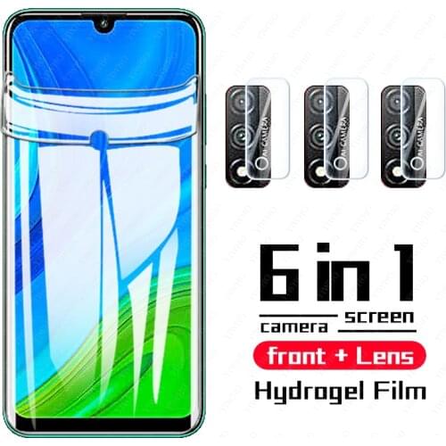 Hydrogel Film for huawei p smart 2020 screen protector phone protective on the for huawei y5p y6p p40 Pro camera lens Glass