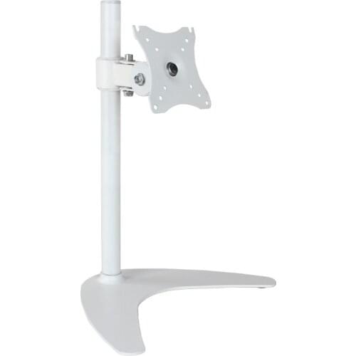 HILLPORT 14"-27" Height Adjustable 8kg Metal Base Monitor Mesa Arm Desktop Stand Single Screen PC Mount Base Holder DZ23 White