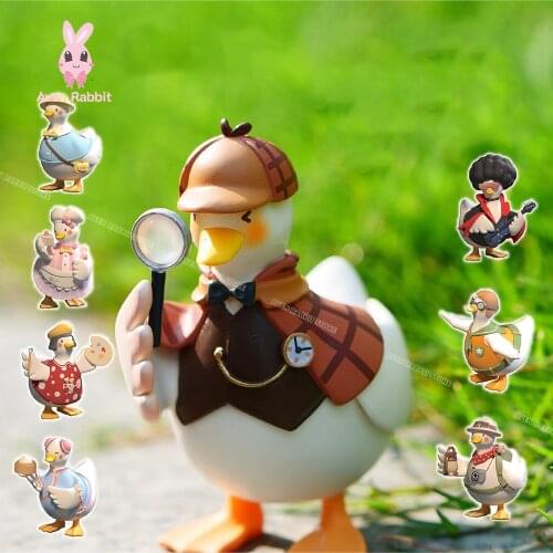 Aven Rabbit Dake Duck Blind Box Job Occupation Series 1 Cute Doll Action Toy Figures Adult Children Gifts Surprise Birthday Gift
