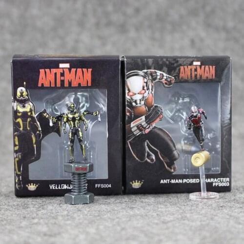 Hot Super Hero Ant-Man Ant Man Hank Pym Wasp PVC 6.5cm Action Figure Fan Collection figure Toys For Boys Gift Doll