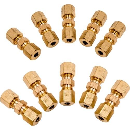10x Brake line connector for brake line 4.75mm without bending connectors